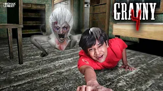 GRANNY 4 THE SHORT FILM : ग्रैनी | ANGELINA SPIDER - HORROR GAME GRANNY 1.8 - SLENDRINA | MOHAK MEET