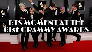 BTS MOMENTS & REACTION at GRAMMY AWARDS 2019