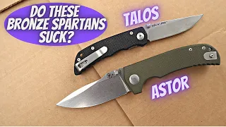 DO THEY SUCK? TALOS & ASTOR SPARTAN BLADES BRONZE SERIES