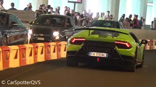 Top Marques Monaco VOL 7. Epic Tunnel Evening - Funny Public - Police!