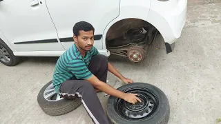 How to change stepney tyre in tamil / Easy way to change your stepney tyre/view of Dhinesh