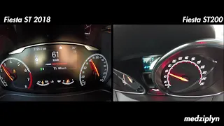 New Ford Fiesta ST 1.5 Ecoboost vs Ford Fiesta ST200 Acceleration Comparison