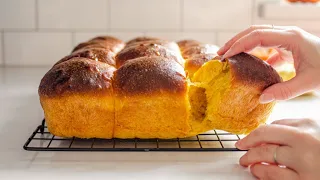 Pumpkin Sourdough Dinner Rolls - NO YEAST! Only risen with starter!  Thanksgiving Recipe