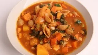 Winter Minestrone Soup Recipe - Laura Vitale - Laura in the Kitchen Episode 332