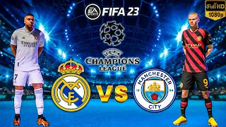 FIFA 23 - Real Madrid vs Manchester City Ft Mbappe,Bellingham Champions League Full Match!