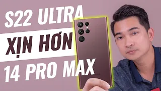 Đây là những tính năng S22 Ultra xịn hơn iPhone 14 Pro?