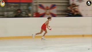 Elizaveta Berestovskaya, SP, 2018.12.24 CSKA "Prizes of Santa Claus"