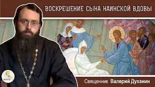 ВОСКРЕШЕНИЕ СЫНА НАИНСКОЙ ВДОВЫ. Священник Валерий Духанин. Воскресное Евангелие