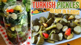 Turkish Style Quick Pickles | Ready In 5 Days