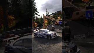 BMW vs Excavator ) Need for Speed Most Wanted