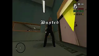 GTA SA Busted inside Police Station