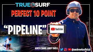 TRUE SURF PERECT 10 POINT | "PIPELINE" | HUGE EARLY NORTH SHORE SWELL