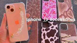 🌿 SHEIN unboxing Iphone 13 accessories (case haul) aesthetic