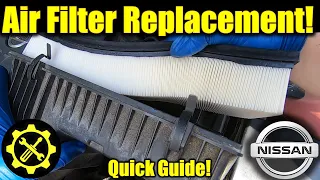 2007 - 2012 Nissan Altima 2.5L Air Filter Replacement - Quick Guide!