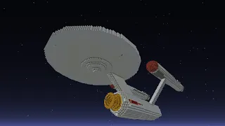Star Trek USS Enterprise in Minecraft