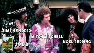 Jimi Hendrix - Mitch Mitchell - Noel Redding 1968 with Harry Martin