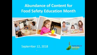 Abundance of Content for Food Safety Education Month Outreach
