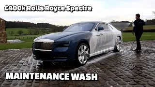 £400k Rolls-Royce Spectre Maintenance Wash - Auto Detailing