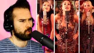 POSTMODERN JUKEBOX VOCAL COACH REACTION & ANALYSIS - All About The Bass - A Very SEXY Cover