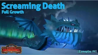 Screaming Death - Full Growth (Baby, Adult, and Titan Stage) | School of Dragons [Gameplay #4]