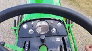 John deere 4020 driving