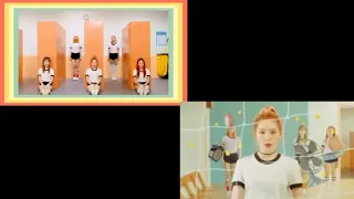 Red Velvet • Russian roulette MV compirasion (demo vs original)