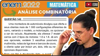 [ENEM 2022] 142 📘 ANÁLISE COMBINATÓRIA Uma montadora de automóveis divulgou que oferta a seus