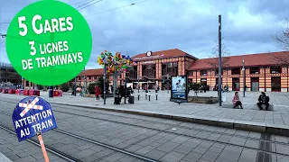 The railway hub of Saint-Etienne