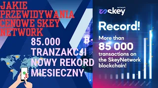 Skey Network Nowy rekord transakcji miesięcznych , Co dalej z cena ?