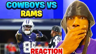 dMillionaire REACTS to Los Angeles Rams vs. Dallas Cowboys Game Highlights | NFL 2023 Week 8