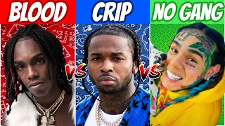 BLOOD RAPPERS vs CRIP RAPPERS vs NO GANG RAPPERS! (2020)