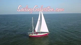 SailingGalveston.com Sailing Adventures Leaving Galveston!