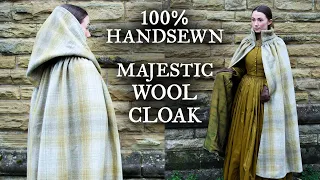 I Hand Sewed a Majestic Winter Wool Cloak