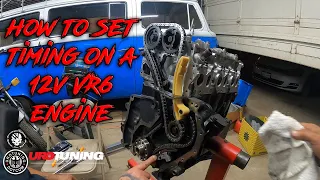 How to Set Timing on a 12V VR6 Engine - Patreon Built VRT