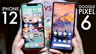 Google Pixel 6 Vs iPhone 12! (Comparison) (Review)