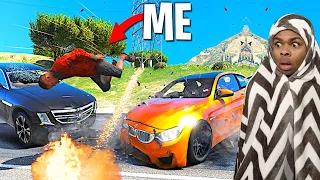 CAN YOU SURVIVE WHEN THE HARDEST CAR CRASH TRAFFIC HAPPENS EVERY 30 SECONDS IN GTA 5! GTA 5 MODS RP