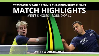 Truls Moregard vs Omar Assar  | MS R32 | 2023 ITTF World Table Tennis Championships Finals