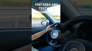 FİAT EGEA ABS TESTİ | FİAT EGEA FREN PERFORMANSI NASIL