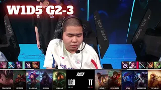 LGD vs TT - Game 3 | Week 1 Day 5 LPL Summer 2023 | LGD Gaming vs TT G3