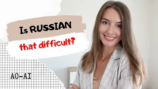 Is it hard to LEARN RUSSIAN? Watch this video if you are a beginner