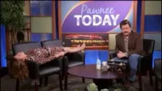 Parks and Rec - Ron Swanson takes calls on tv