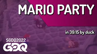 Mario Party by duck in 39:15 - Summer Games Done Quick 2022