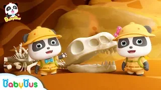 Paleontologist Kiki's Exlporation | Dinosaur World | Learn Dinosaur Names | BabyBus