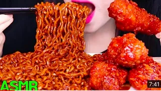 ASMR 10X NUCLEAR FIRE NOODLES CHALLENGE !! ( EATING SOUNDS ) * FAIL * MUKBANG CHUNNIBEE ASMR