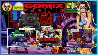 Comix Zone - Mega Drive (Genesis) gameplay on Mister FPGA