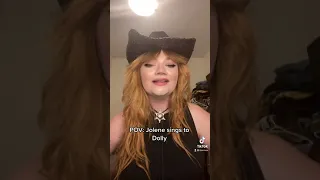 JOLENE SINGS TO DOLLY?? #dollyparton #cover #music