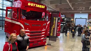 South Tyrol Trucker 2024 🤩 BEST SCANIA V8 open pipe sound 💯✌️ Truck Show 😎 European Truck Spotting