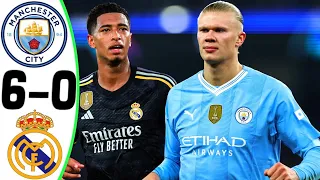 Manchester City vs Real Madrid 6-0 - All Goals and Highlights - 2024 🔥 HAALAND