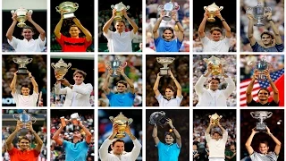 Roger Federer 18 Grand Slam Titles Tribute 1080p
