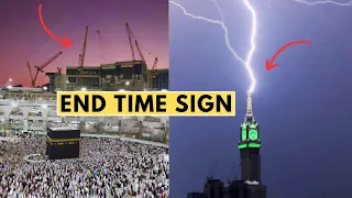 Thunder Storm Hit the Clock Tower In Mecca | End is Near